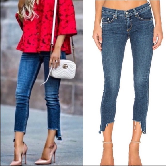 rag & bone Mid-Rise Ankle Skinny in Hampton - Picture 13 of 16